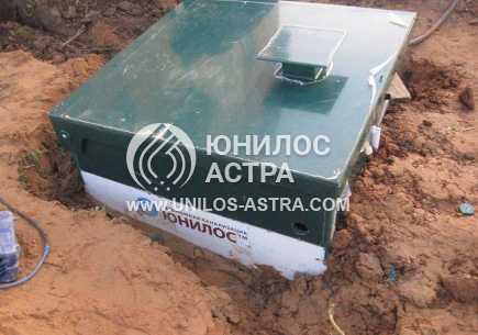 Монтаж септика Астра 5 Миди